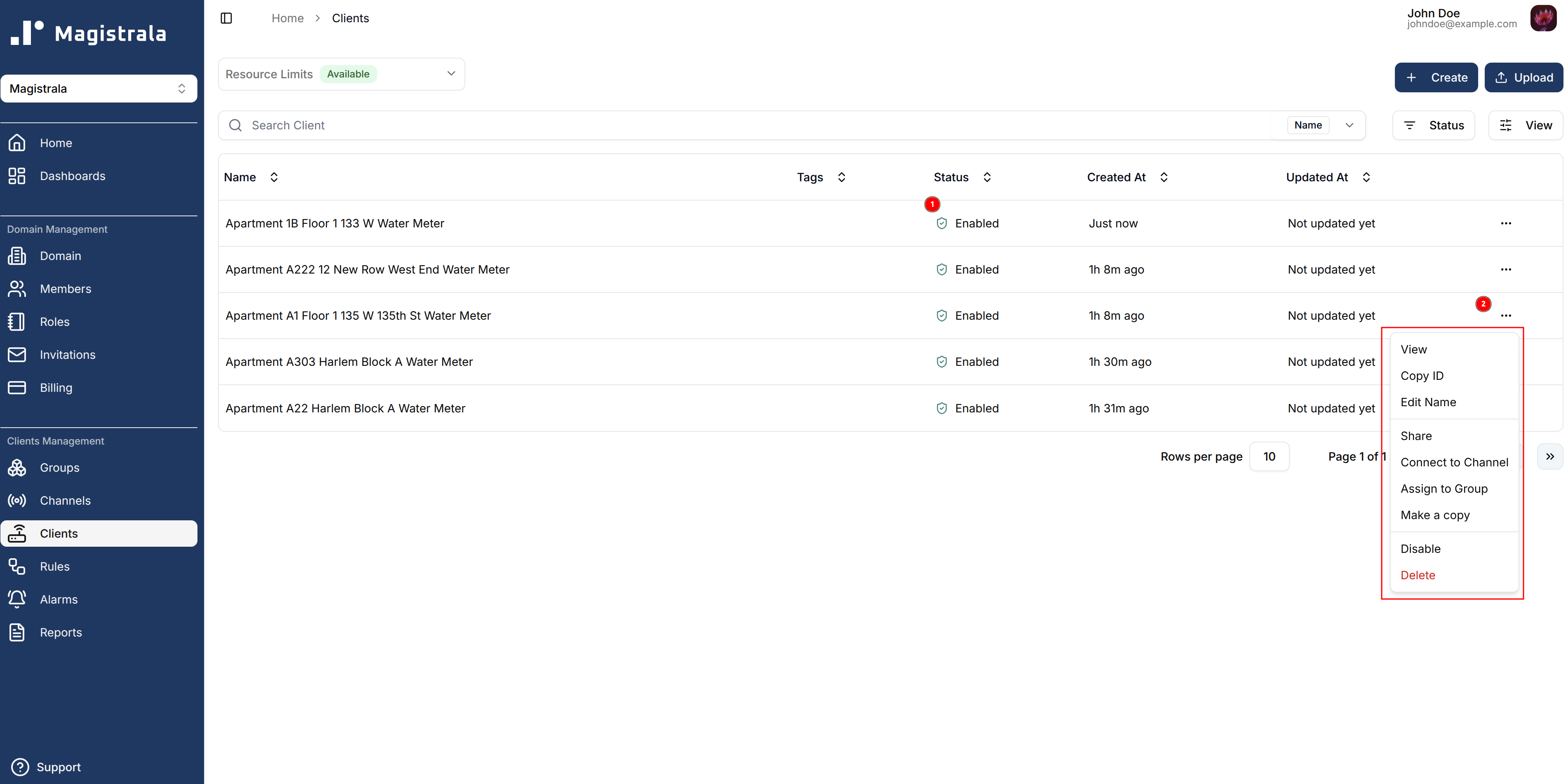 View client