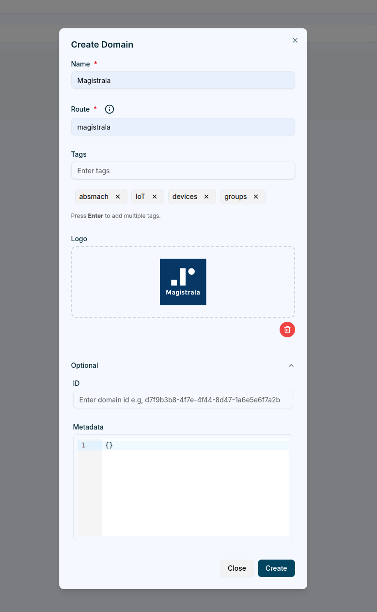 Domains Empty State