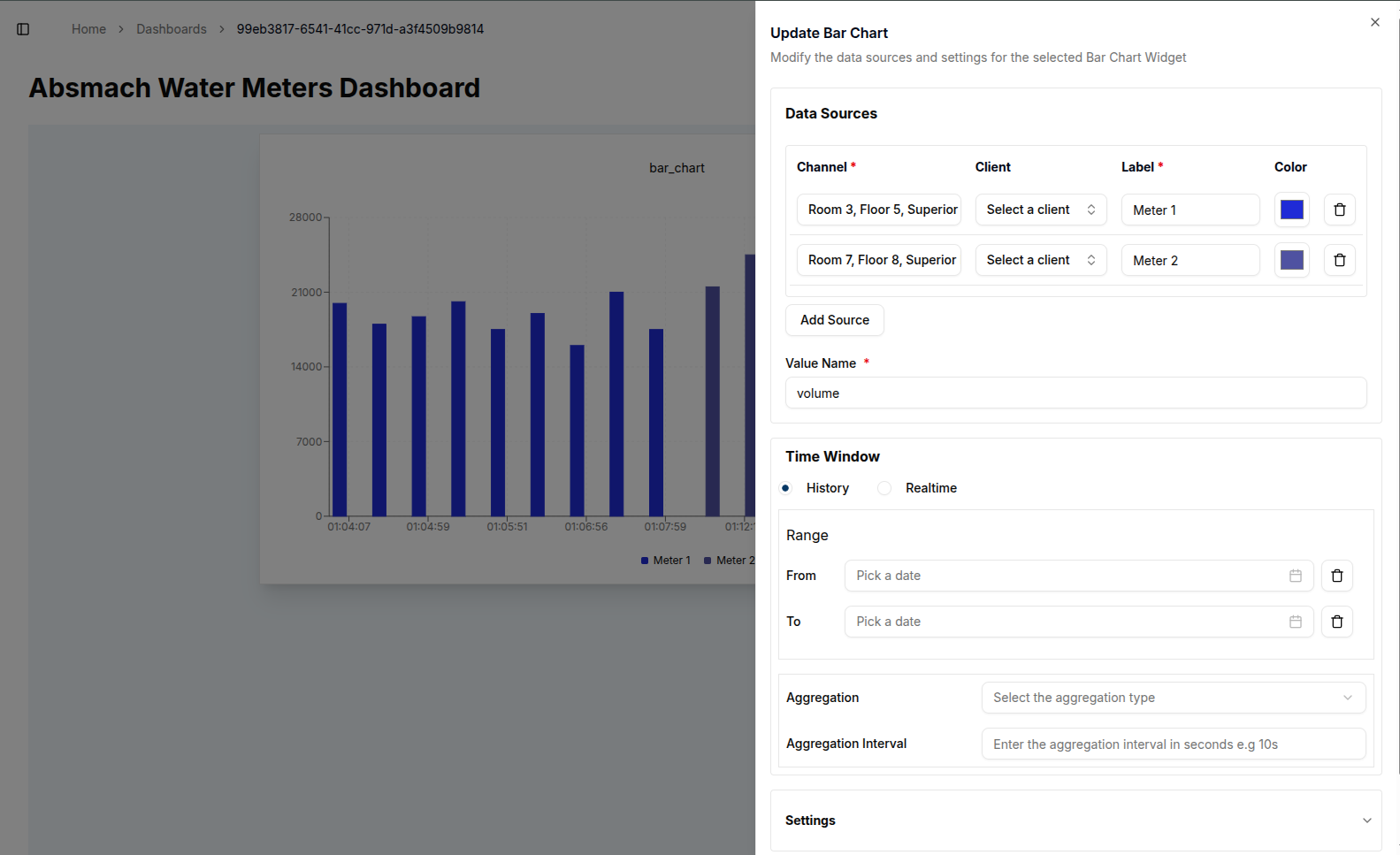 Edit Bar Chart