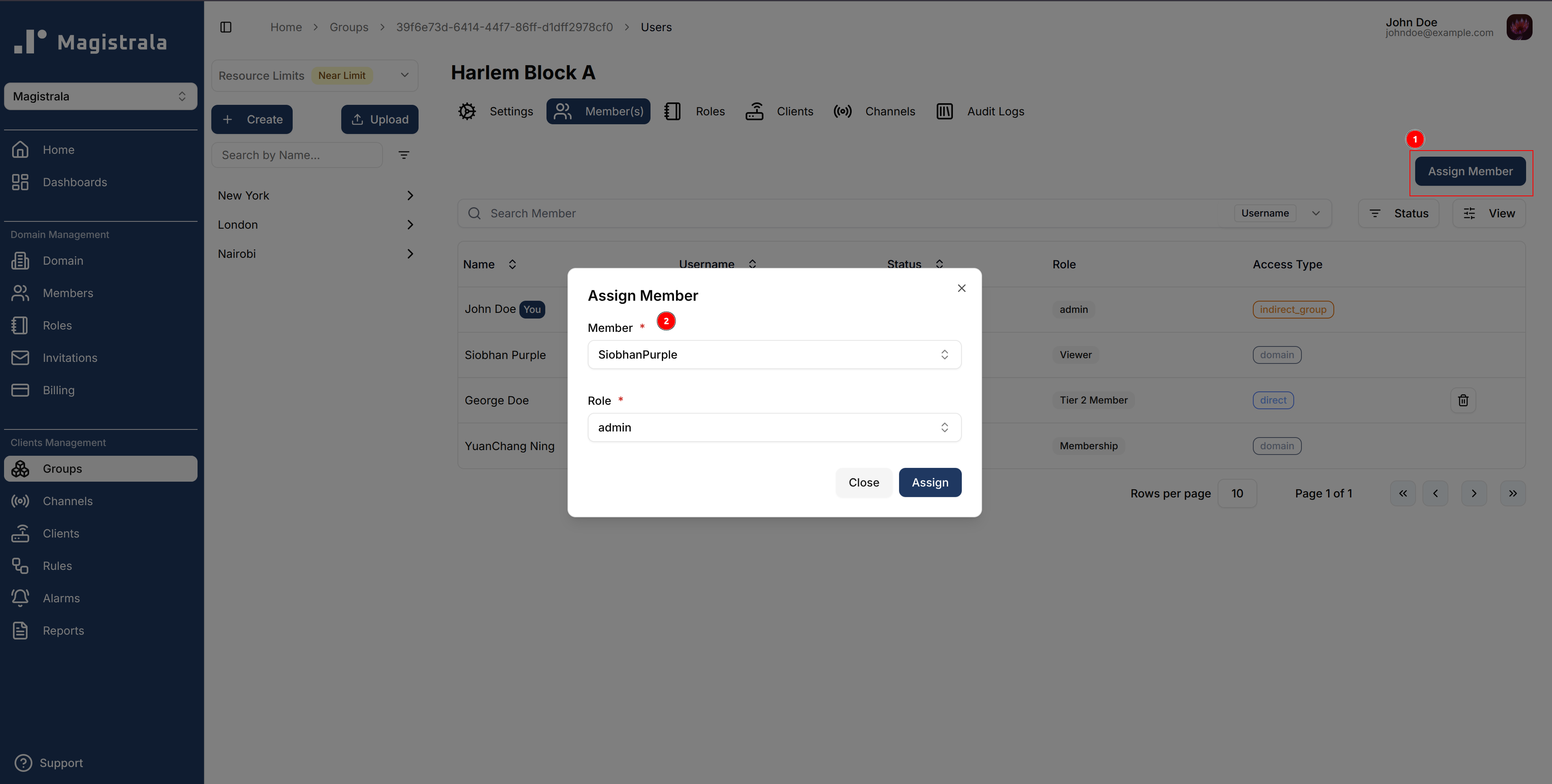 View Group Users