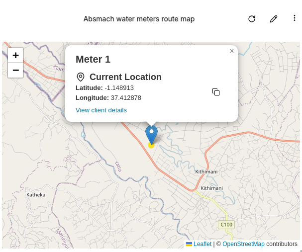 Created Route Map