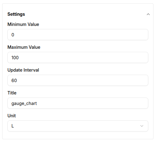Gauge Settings