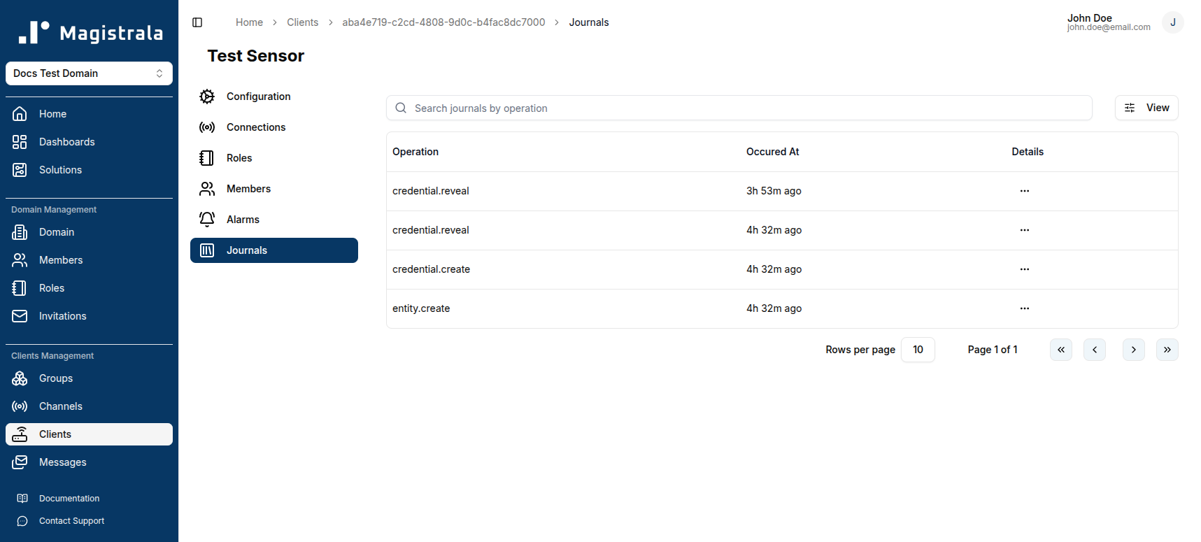 Client Audit Logs