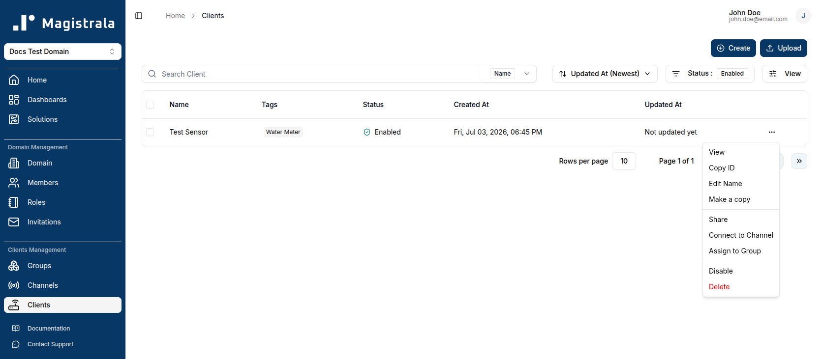 View client