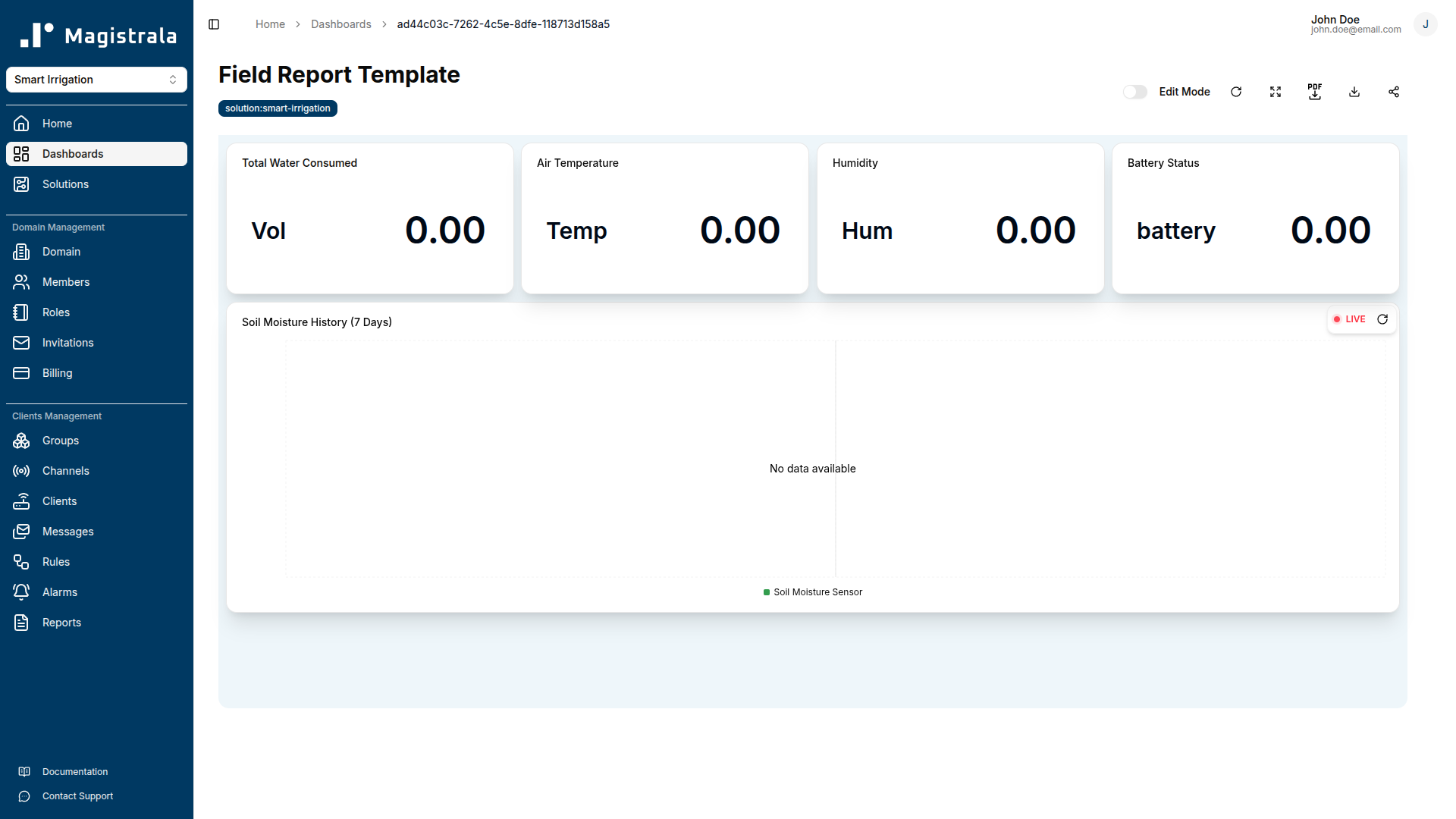 Field Report Template