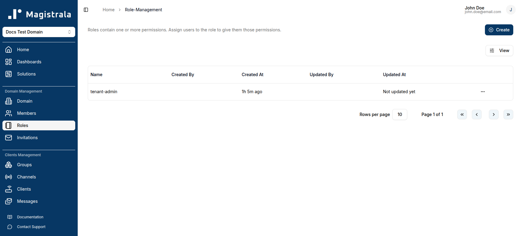 Domain Roles