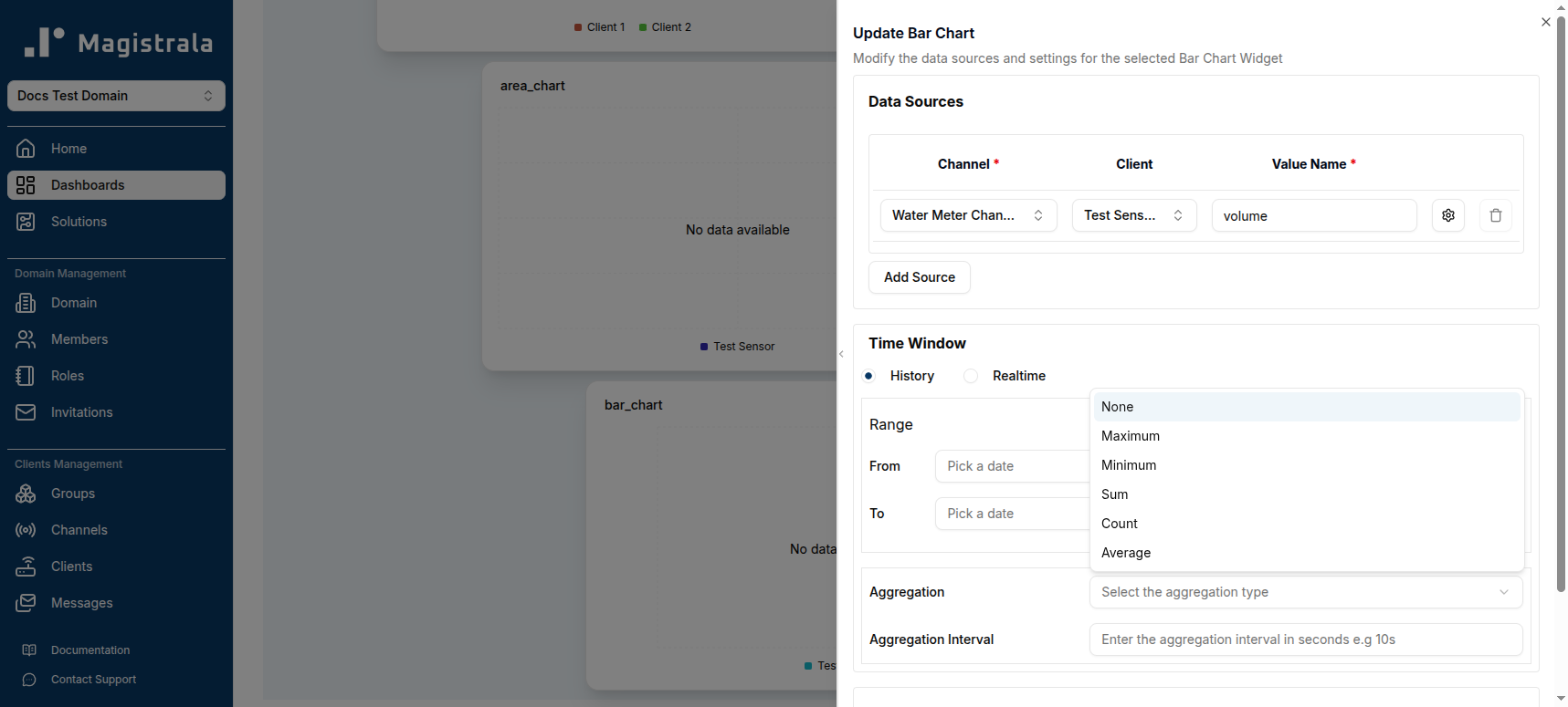 Aggregation Settings