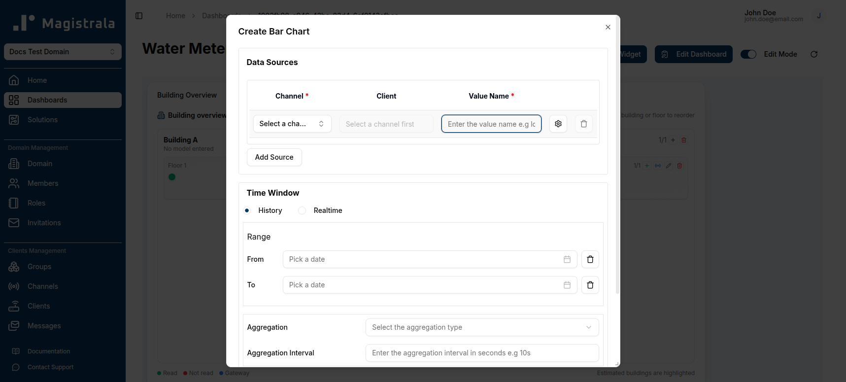 Create Bar Chart