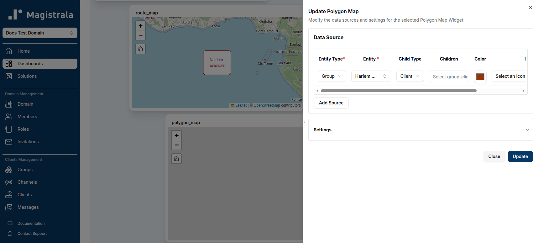 Edit Polygon Map