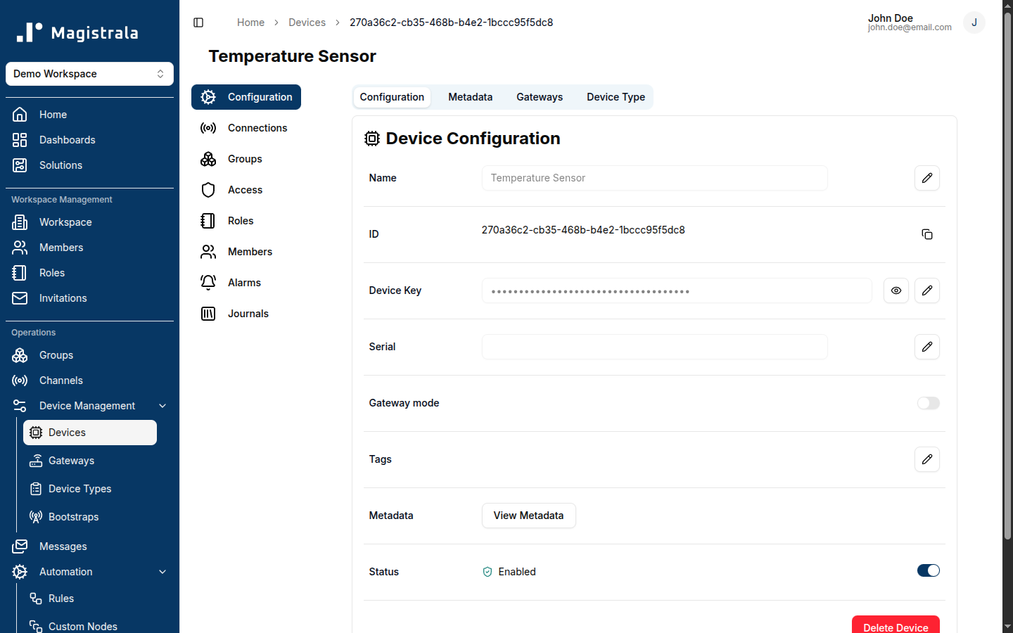Device Configuration