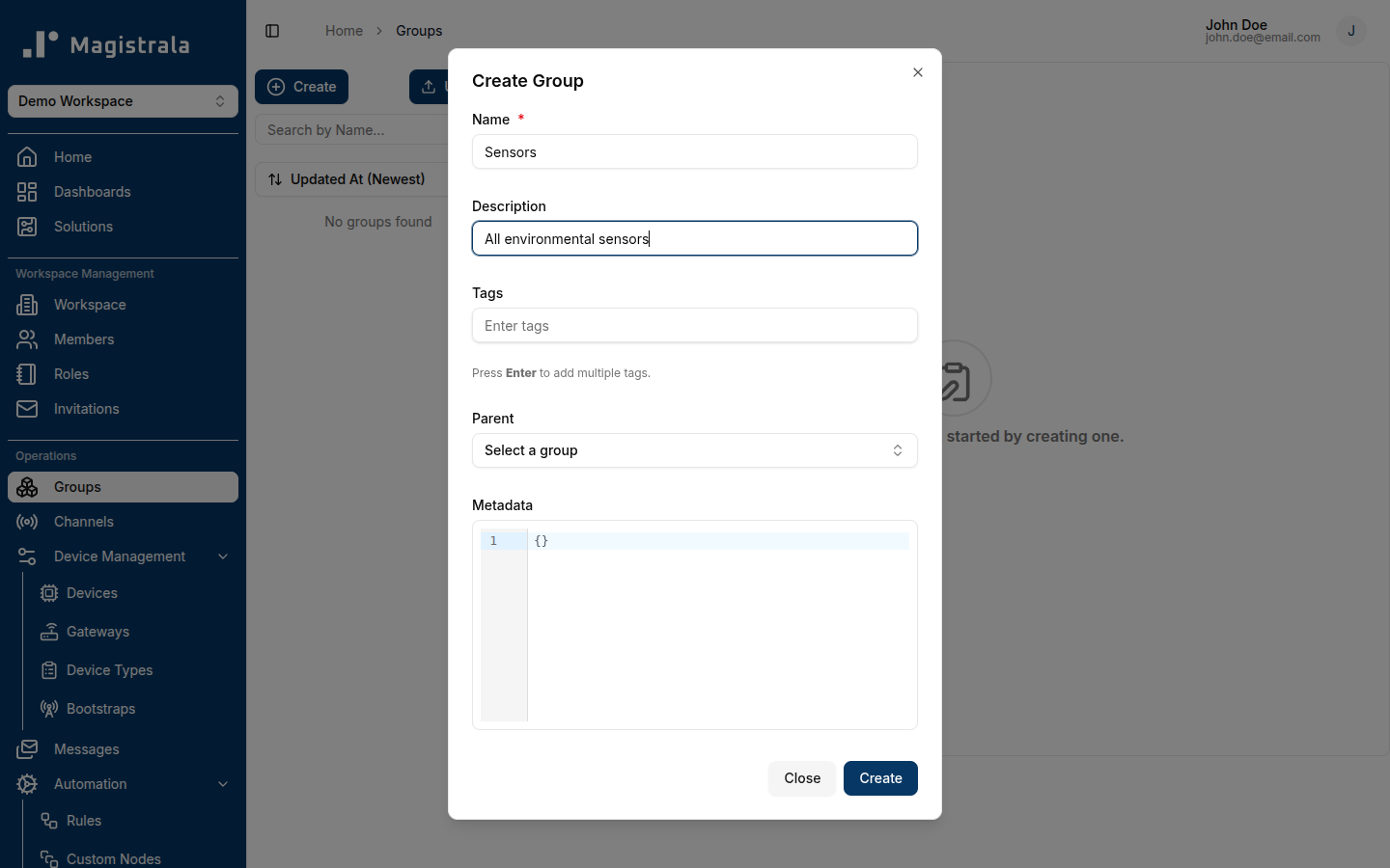 Group information