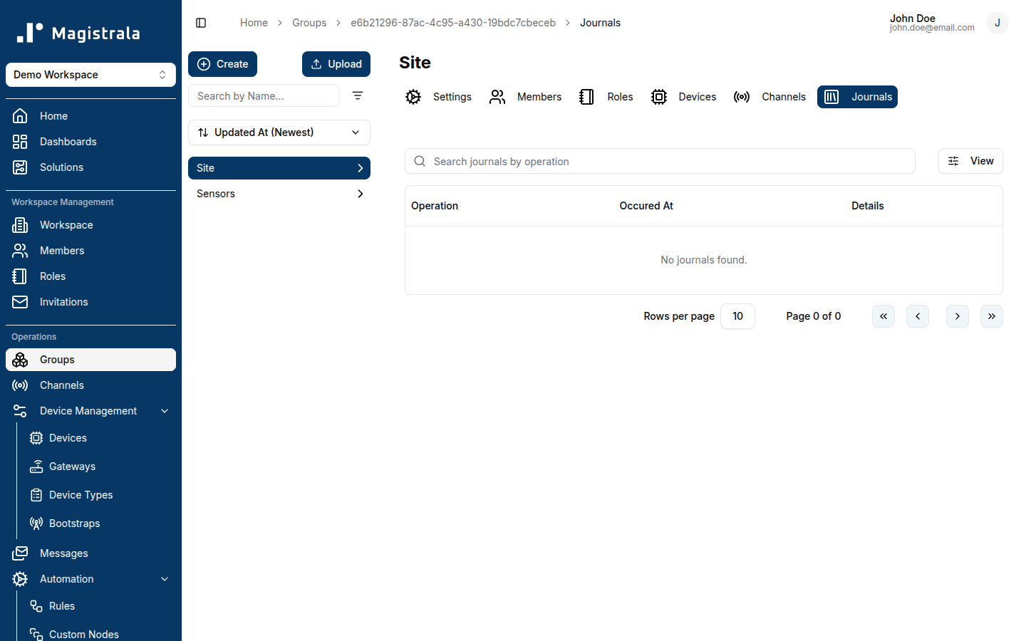 Group Audit Logs