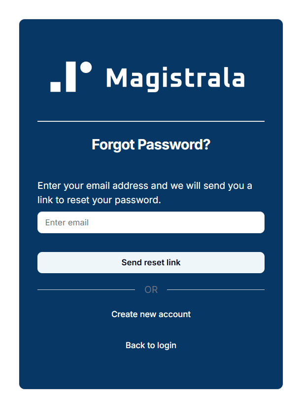 Forgot Password