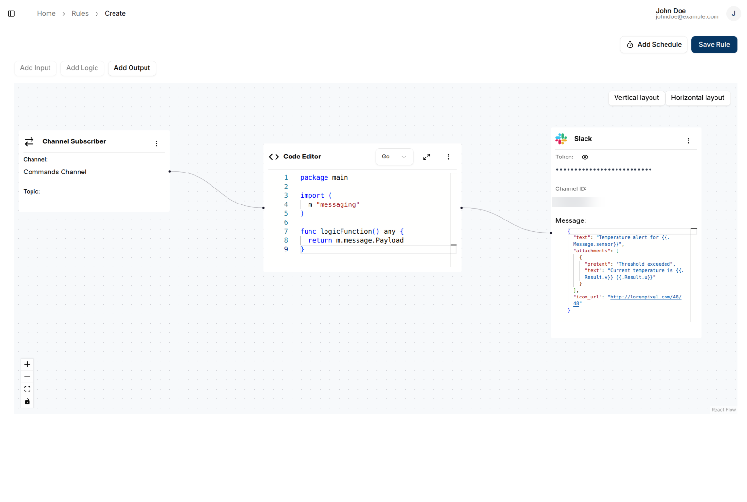 Slack node