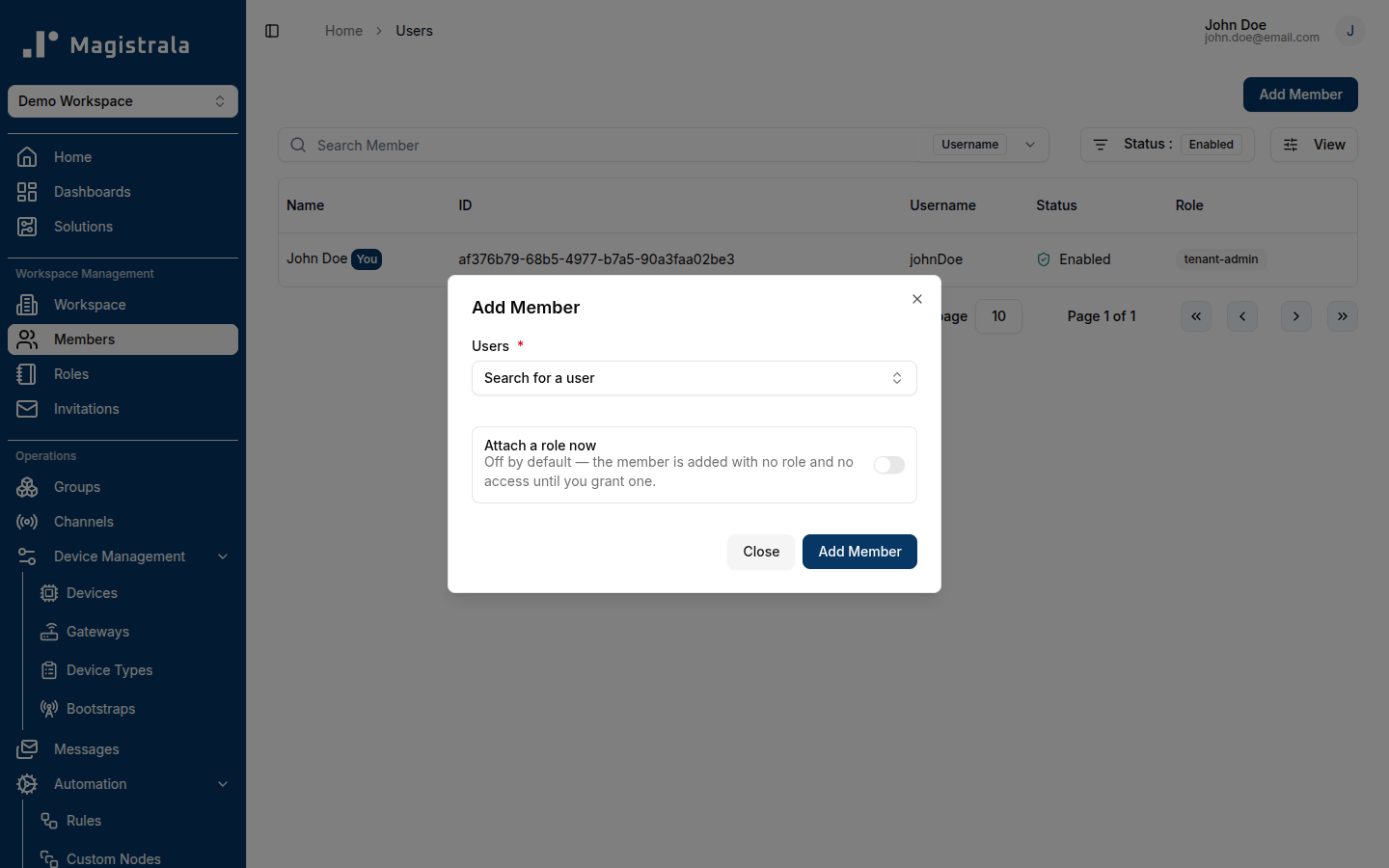 Assign User Form